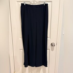 A.V. Designer Collection Elegant Black Wide-Leg Pants